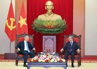 Party chief receives Aide to Russian President